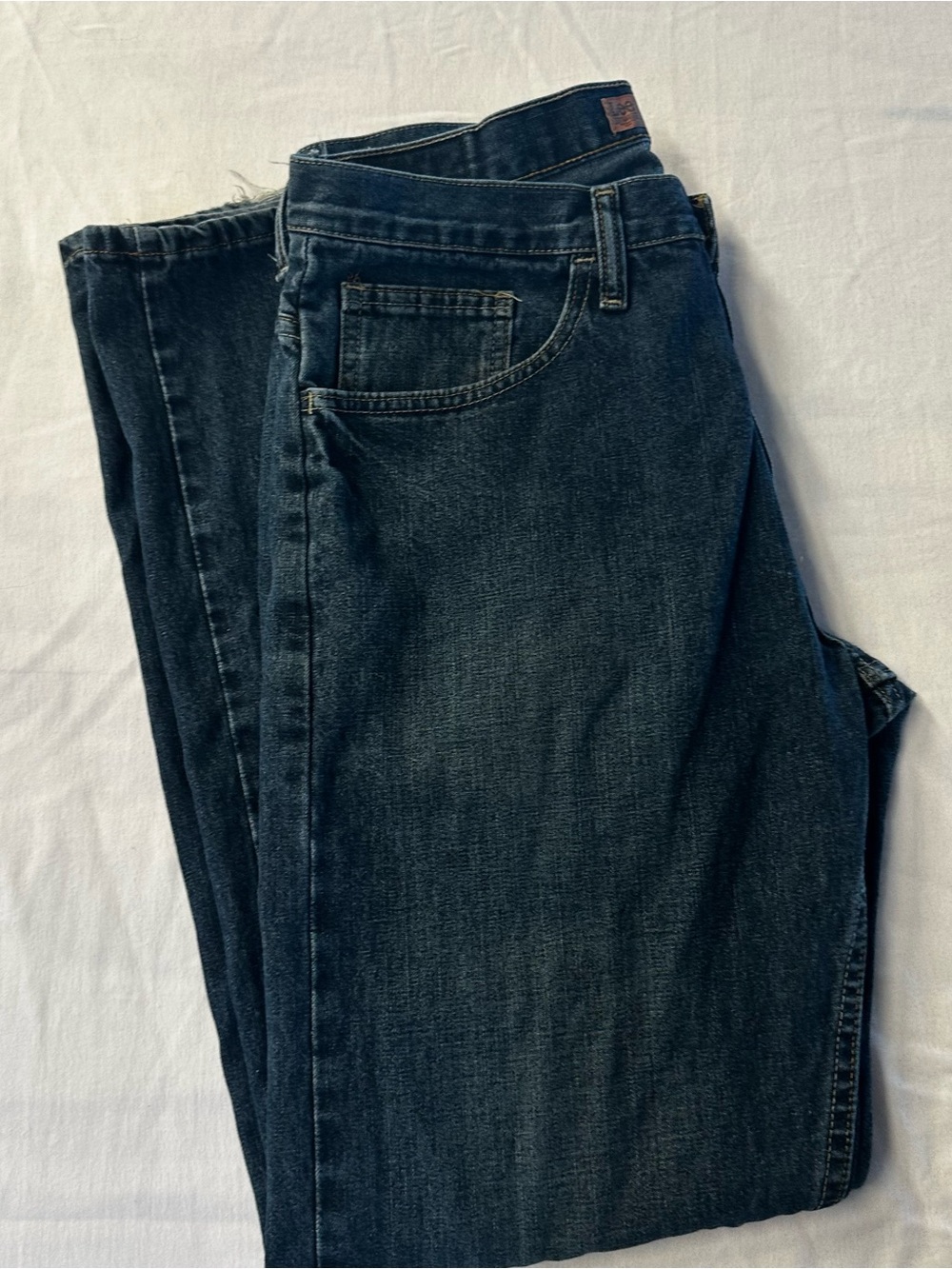 Lee Men's Navy Straight-Leg Jeans 32x32